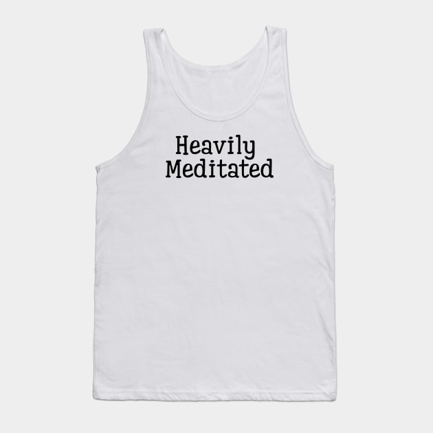 Heavily Meditated Tank Top by Jitesh Kundra